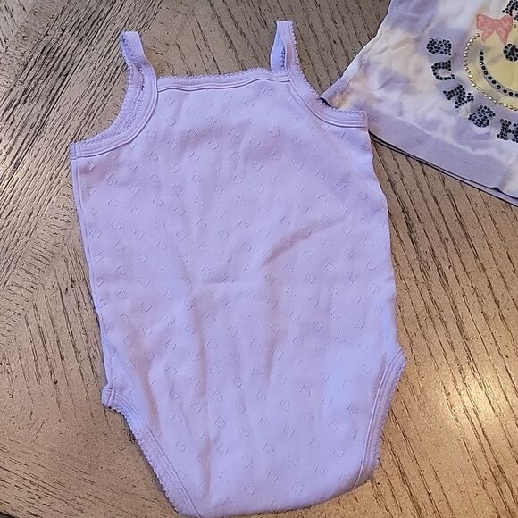 Little Miss Sunshine tie Dye top and tank onsie 18-24 month Z'Baby Company💜🤍 - Picture 7 of 11